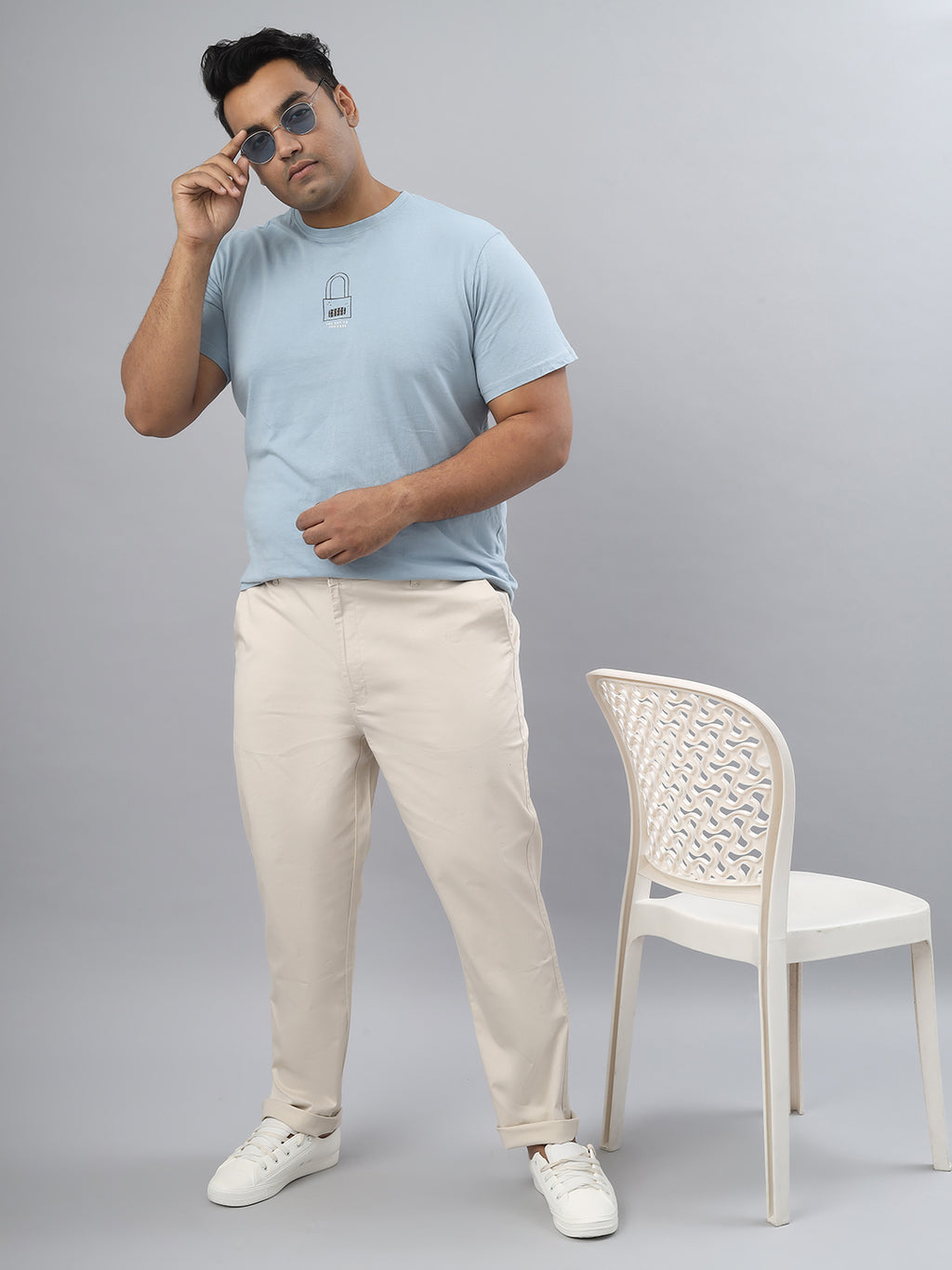 Men's Plus Size Stretchable Formal Trousers Regular Fit Smart Casual Office Pants ZU412