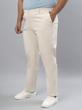 Men's Plus Size Stretchable Formal Trousers Regular Fit Smart Casual Office Pants ZU412