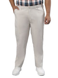 Men's Plus Size Stretchable Formal Trousers Regular Fit Smart Casual Office Pants ZU410