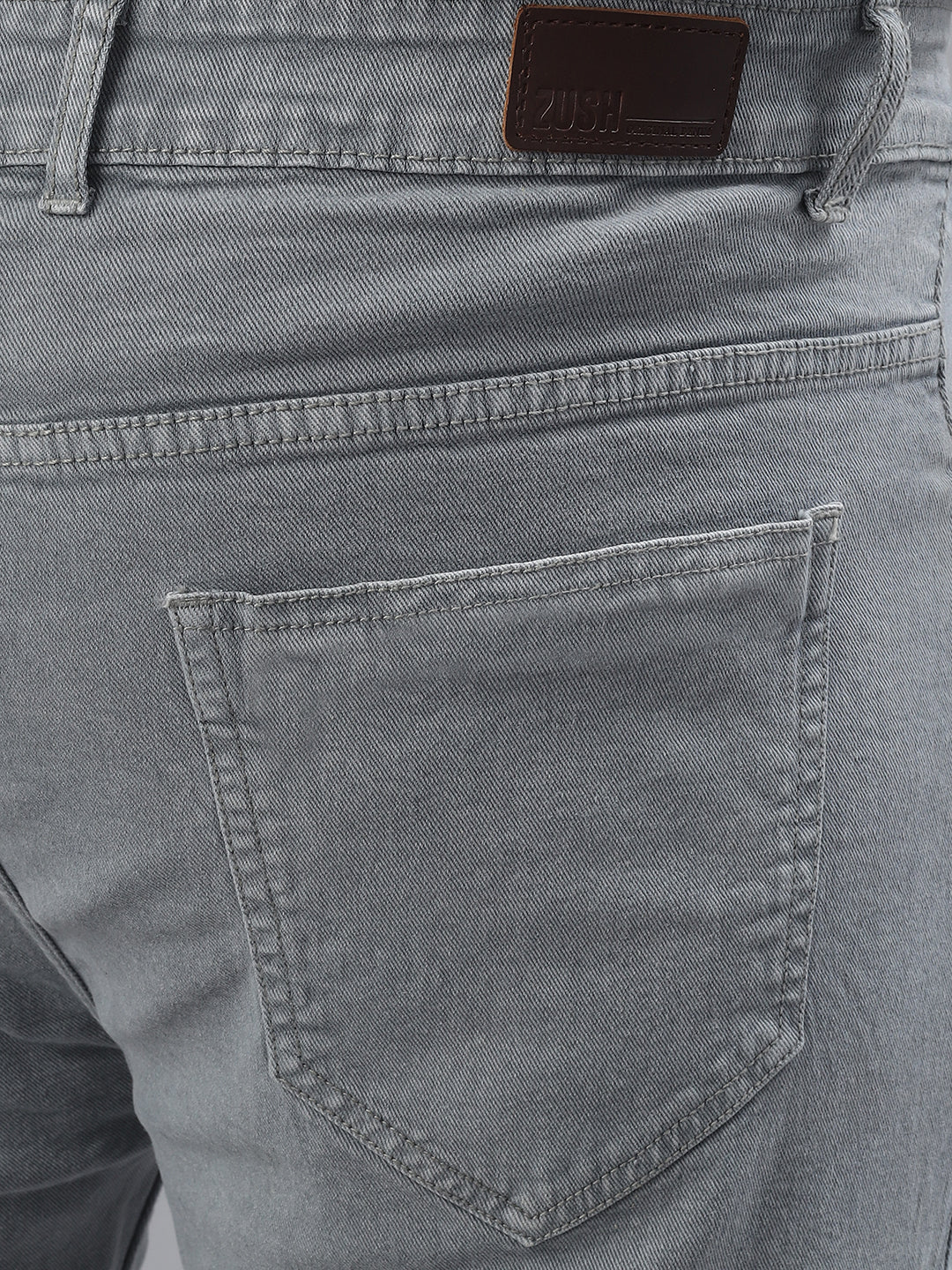 Men’s Plus Size Stretchable Slim Fit Denim Jeans, Mid Rise Casual Wear Pants ZU902