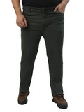 Men’s Plus Size Stretchable Slim Fit Denim Jeans, Mid Rise Casual Wear Pants ZU908