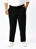 Men's Plus Size Stretchable Formal Trousers Regular Fit Smart Casual Office Pants ZU402