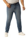 ZUSH Men Plus Size Mid Rise Clean Look  Stretchable Jeans ZU550