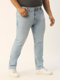 ZUSH Men Plus Size Mid Rise Clean Look  Stretchable Jeans ZU552