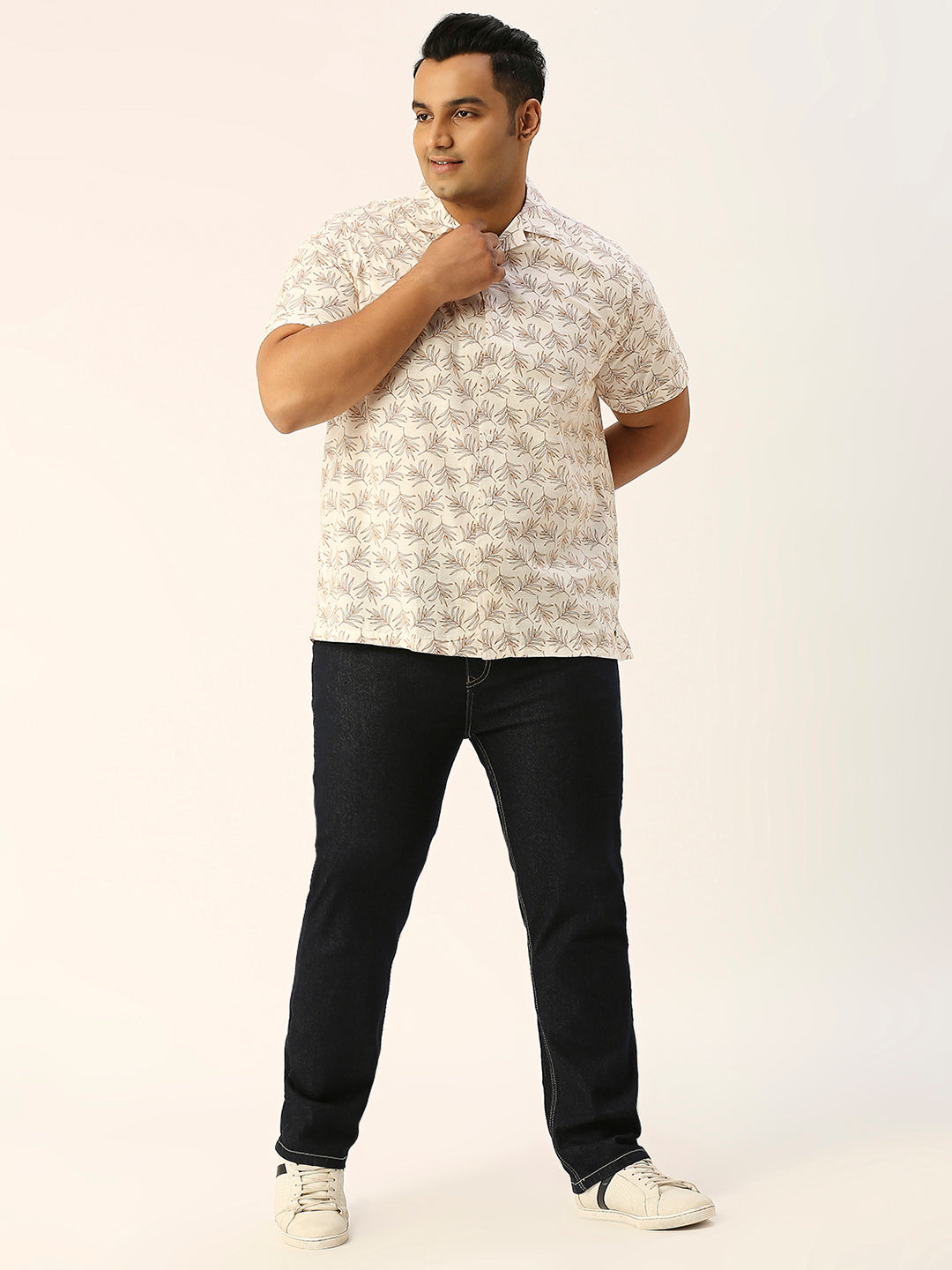 ZUSH Men Plus Size Mid Rise Clean Look  Stretchable Jeans ZU553
