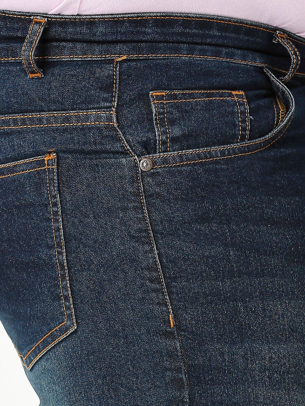 ZUSH Men Plus Size Mid Rise Clean Look  Stretchable Jeans ZU562