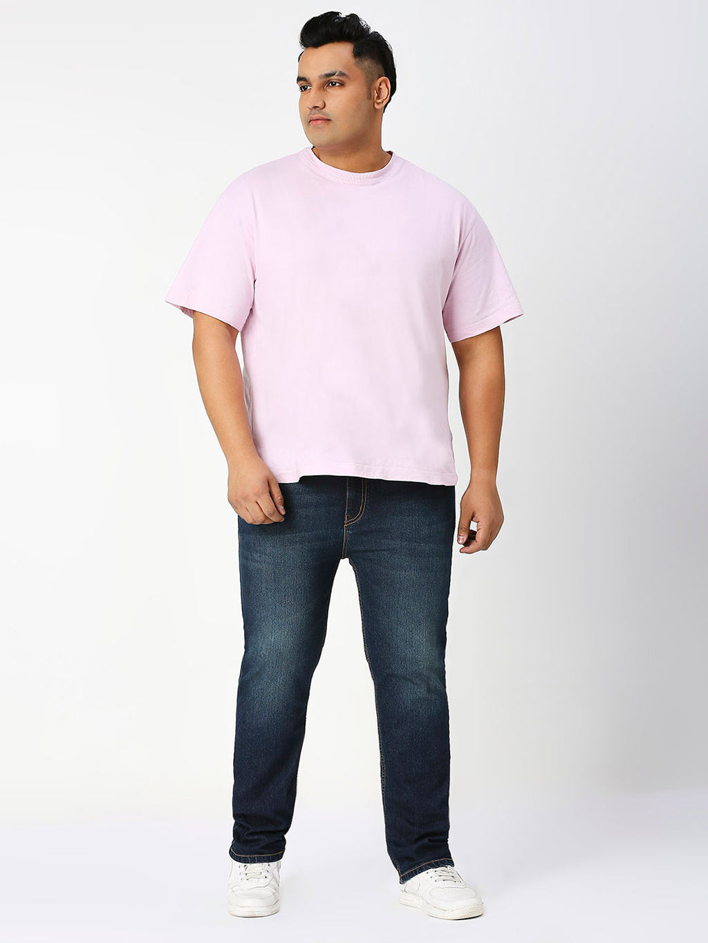ZUSH Men Plus Size Mid Rise Clean Look  Stretchable Jeans ZU562