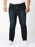 ZUSH Men Plus Size Mid Rise Clean Look  Stretchable Jeans ZU568