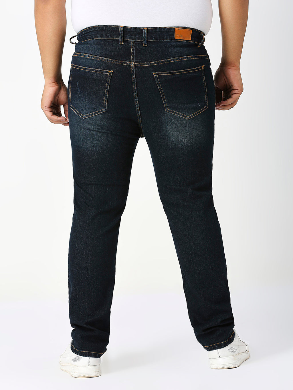 ZUSH Men Plus Size Mid Rise Clean Look  Stretchable Jeans ZU568