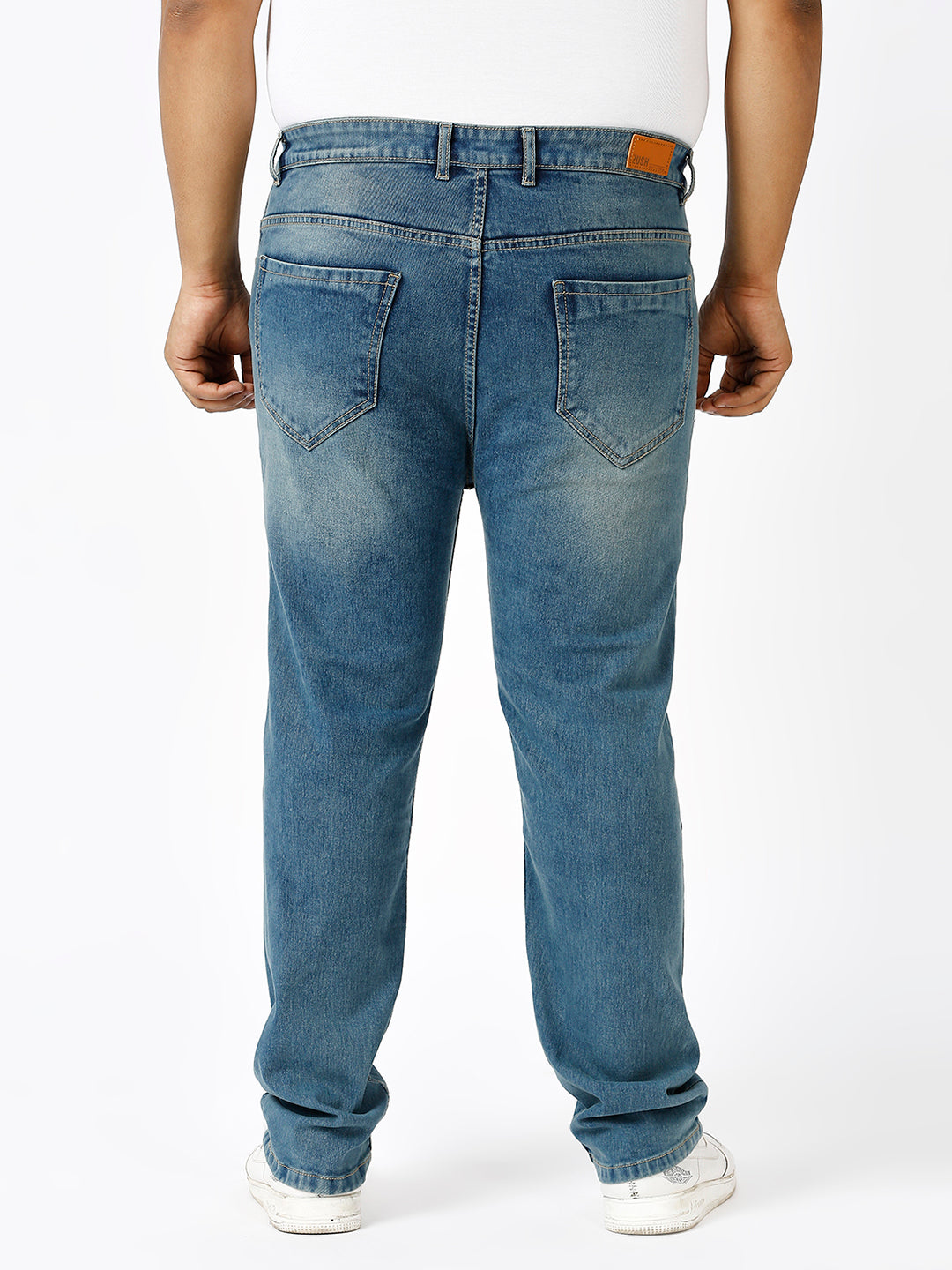 ZUSH Men Plus Size Mid Rise Clean Look  Stretchable Jeans ZU572