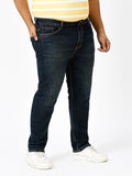 ZUSH Men Plus Size Mid Rise Clean Look  Stretchable Jeans ZU573