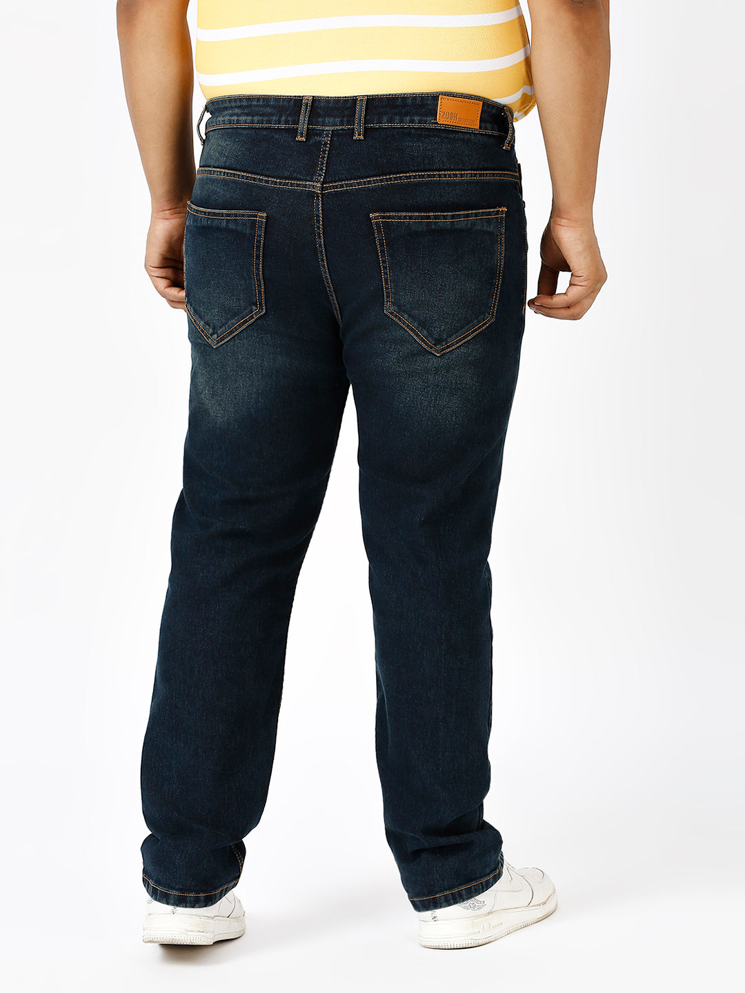 ZUSH Men Plus Size Mid Rise Clean Look  Stretchable Jeans ZU573