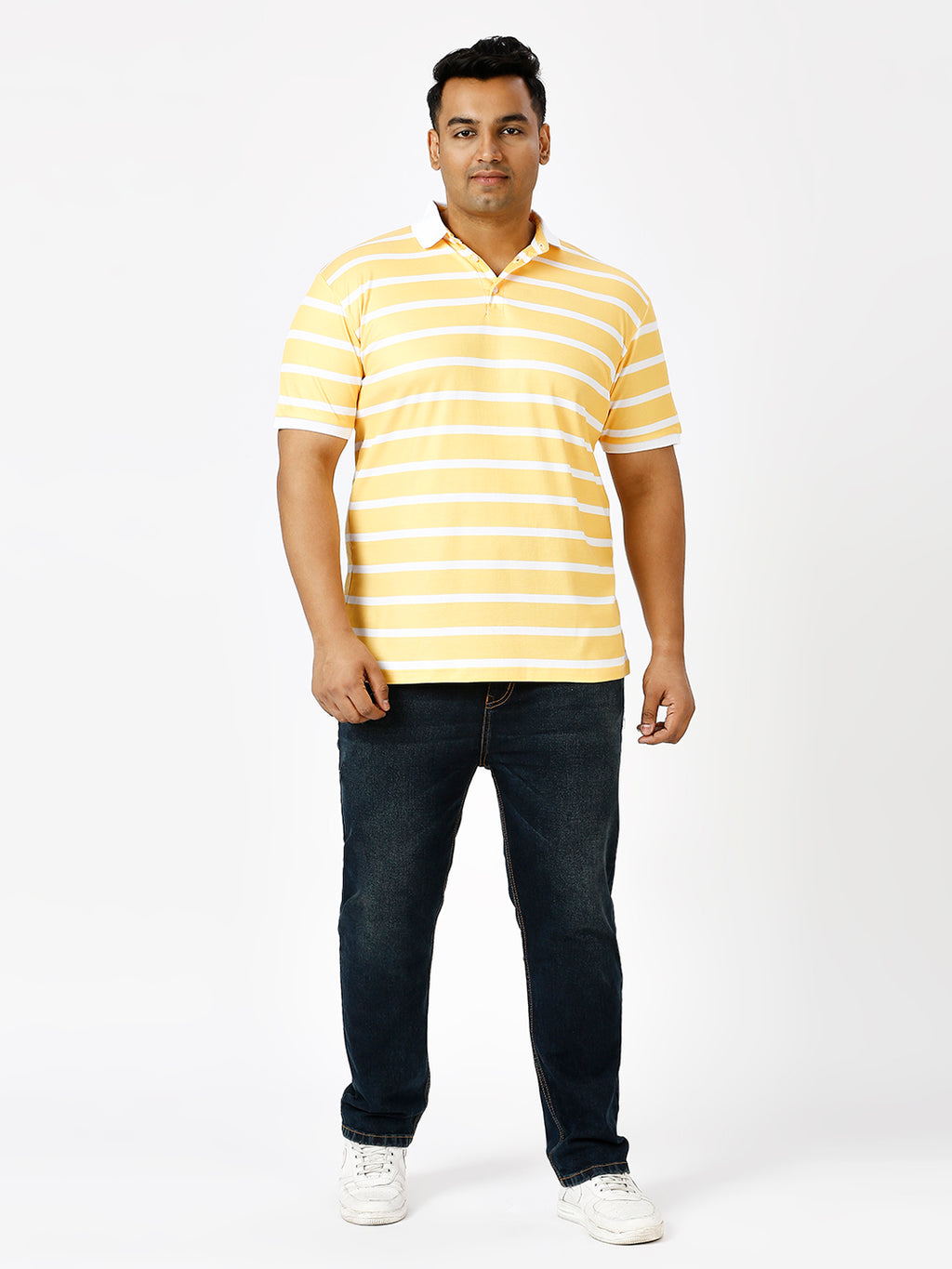 ZUSH Men Plus Size Mid Rise Clean Look  Stretchable Jeans ZU573