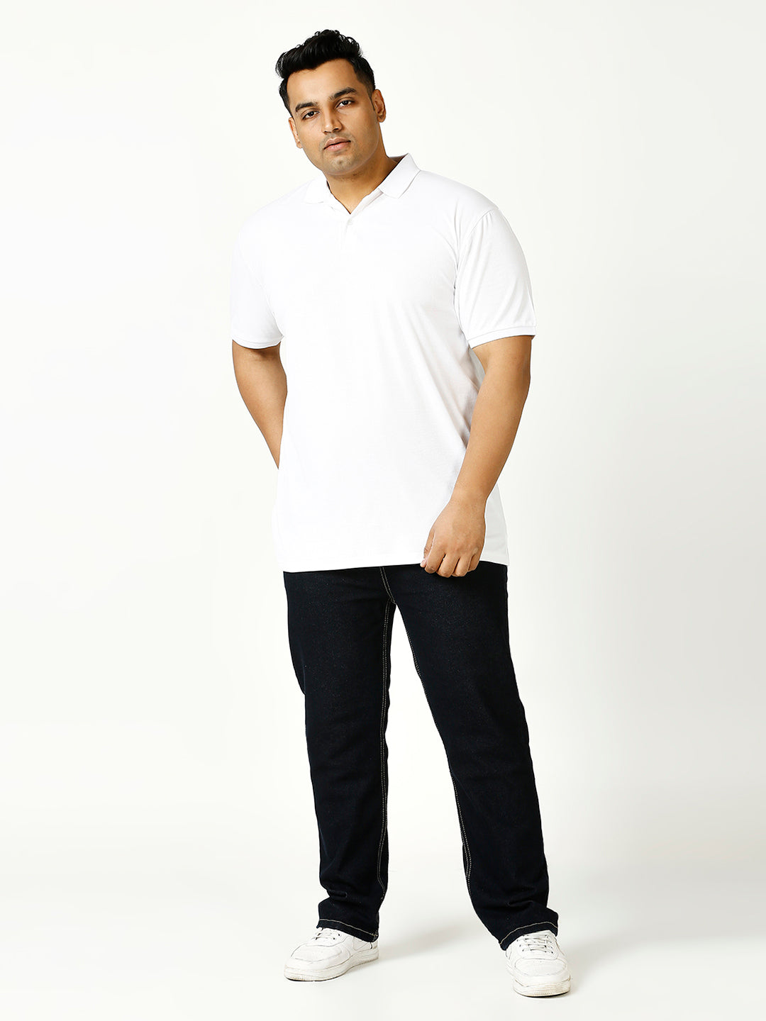 ZUSH Men Plus Size Mid Rise Clean Look  Stretchable Jeans ZU574