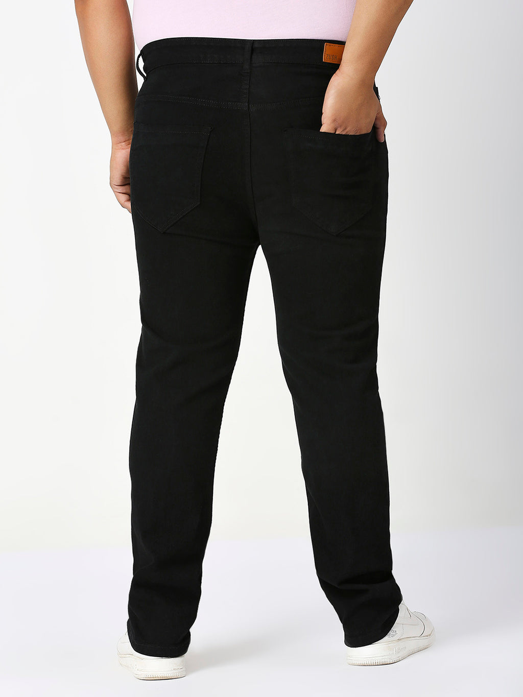 Men’s Plus Size Stretchable Slim Fit Denim Jeans, Mid Rise Casual Wear Pants