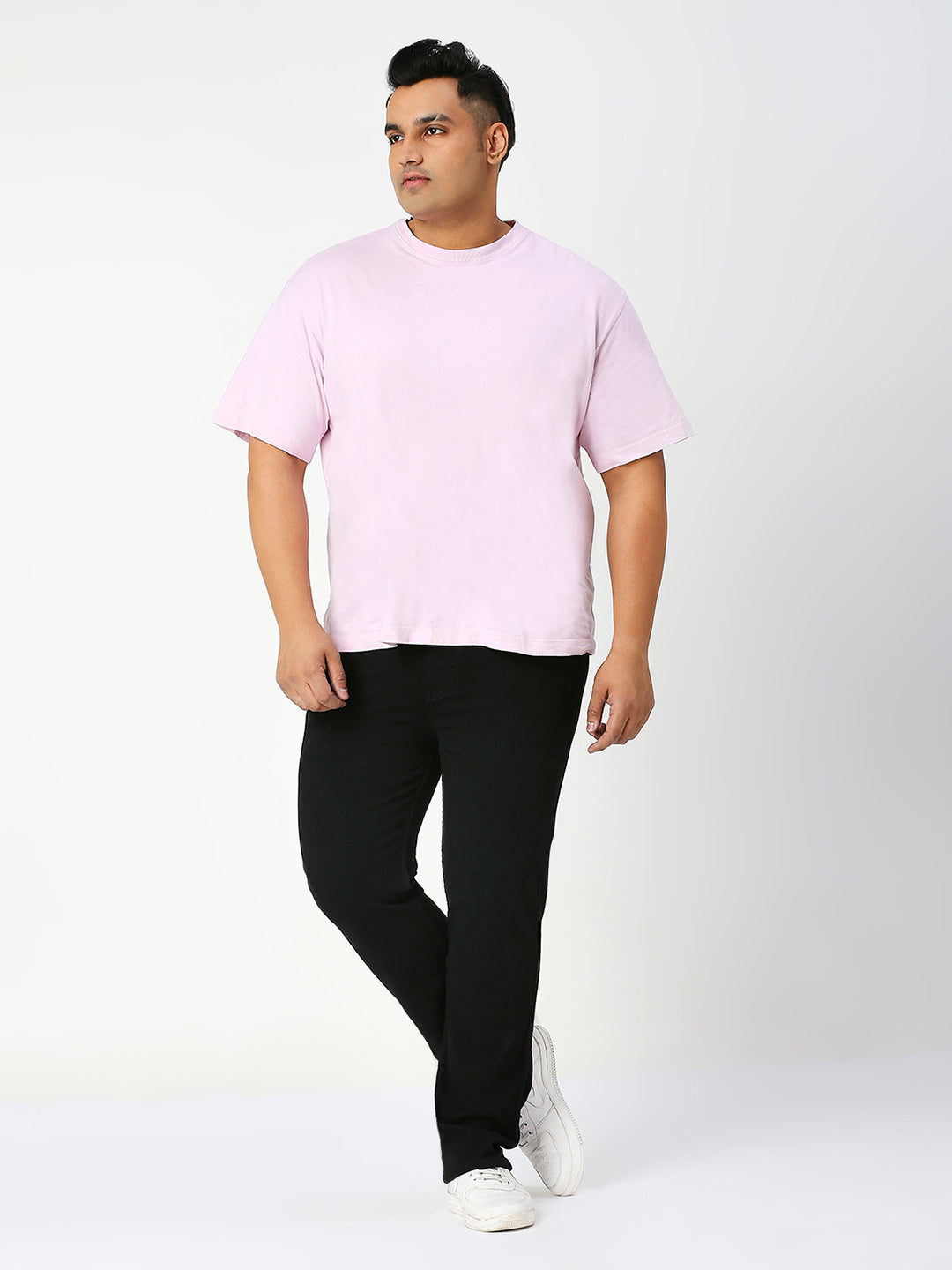 Men’s Plus Size Stretchable Slim Fit Denim Jeans, Mid Rise Casual Wear Pants