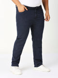 Men’s Plus Size Stretchable Slim Fit Denim Jeans, Mid Rise Casual Wear Pants ZU903