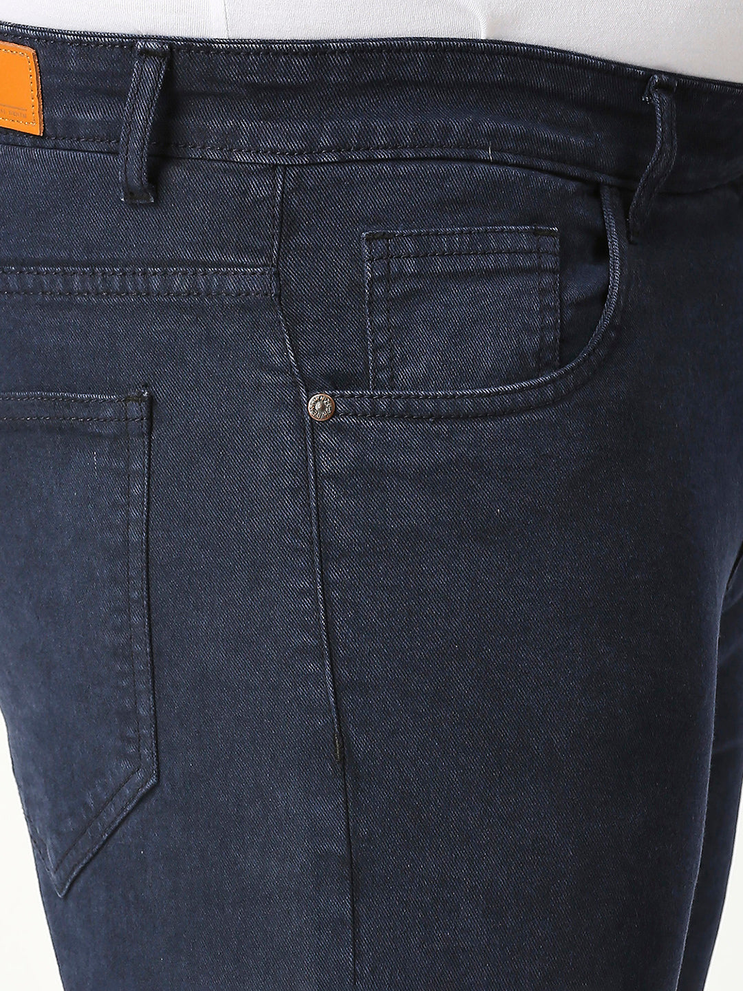 Men’s Plus Size Stretchable Slim Fit Denim Jeans, Mid Rise Casual Wear Pants ZU903