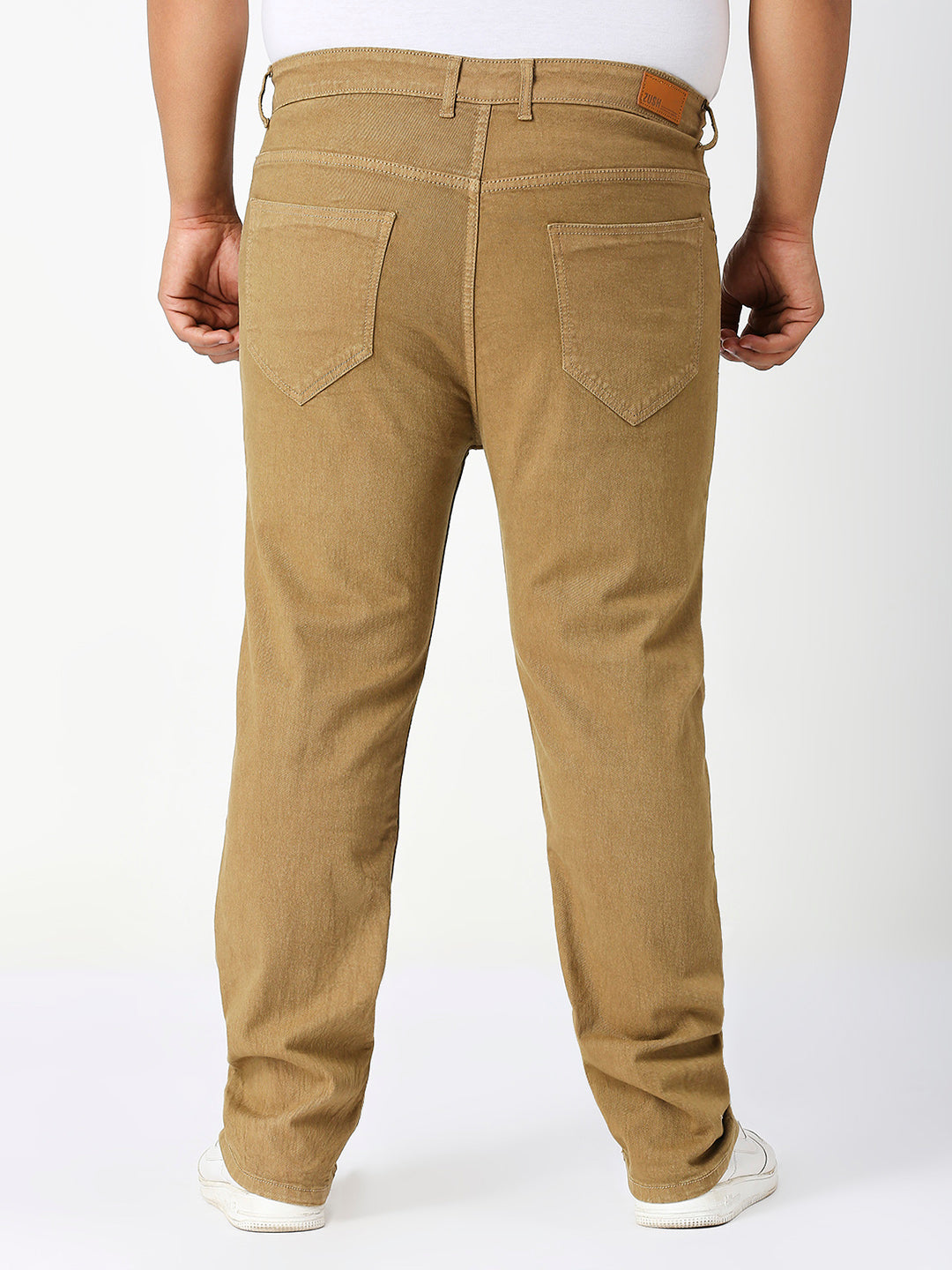 Men’s Plus Size Stretchable Slim Fit Denim Jeans, Mid Rise Casual Wear Pants ZU904