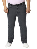 Men’s Plus Size Stretchable Slim Fit Denim Jeans, Mid Rise Casual Wear Pants ZU906