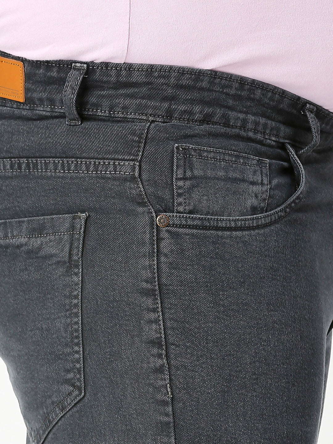 Men’s Plus Size Stretchable Slim Fit Denim Jeans, Mid Rise Casual Wear Pants ZU906