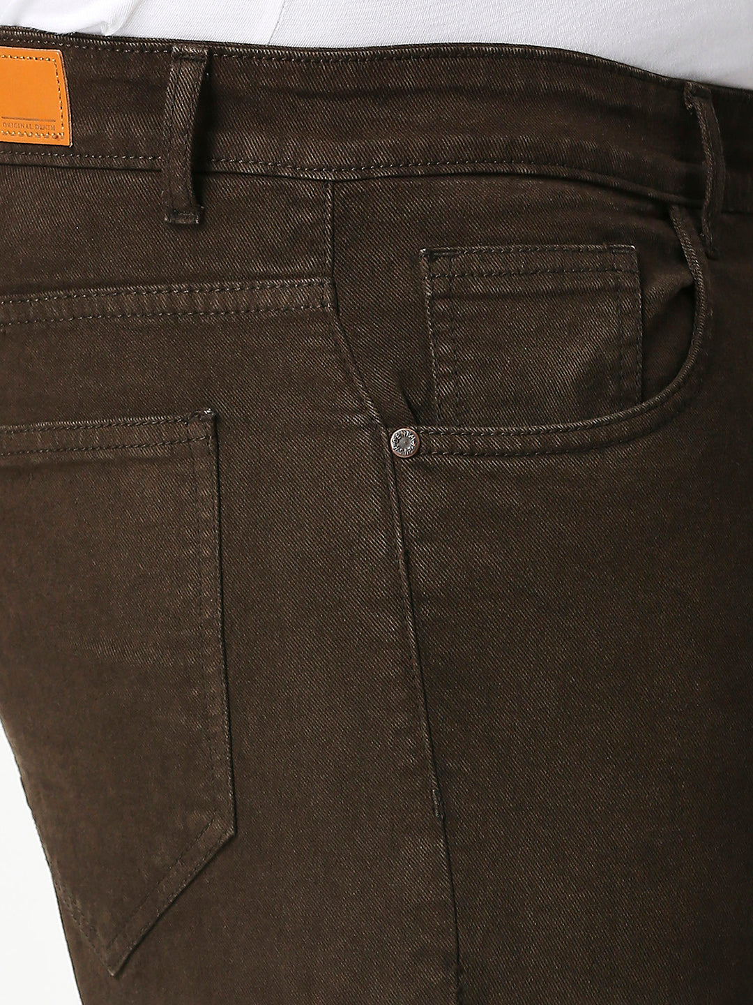 Men’s Plus Size Stretchable Slim Fit Denim Jeans, Mid Rise Casual Wear Pants ZU907
