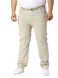 Men’s Plus Size Stretchable Slim Fit Denim Jeans, Mid Rise Casual Wear Pants ZU909