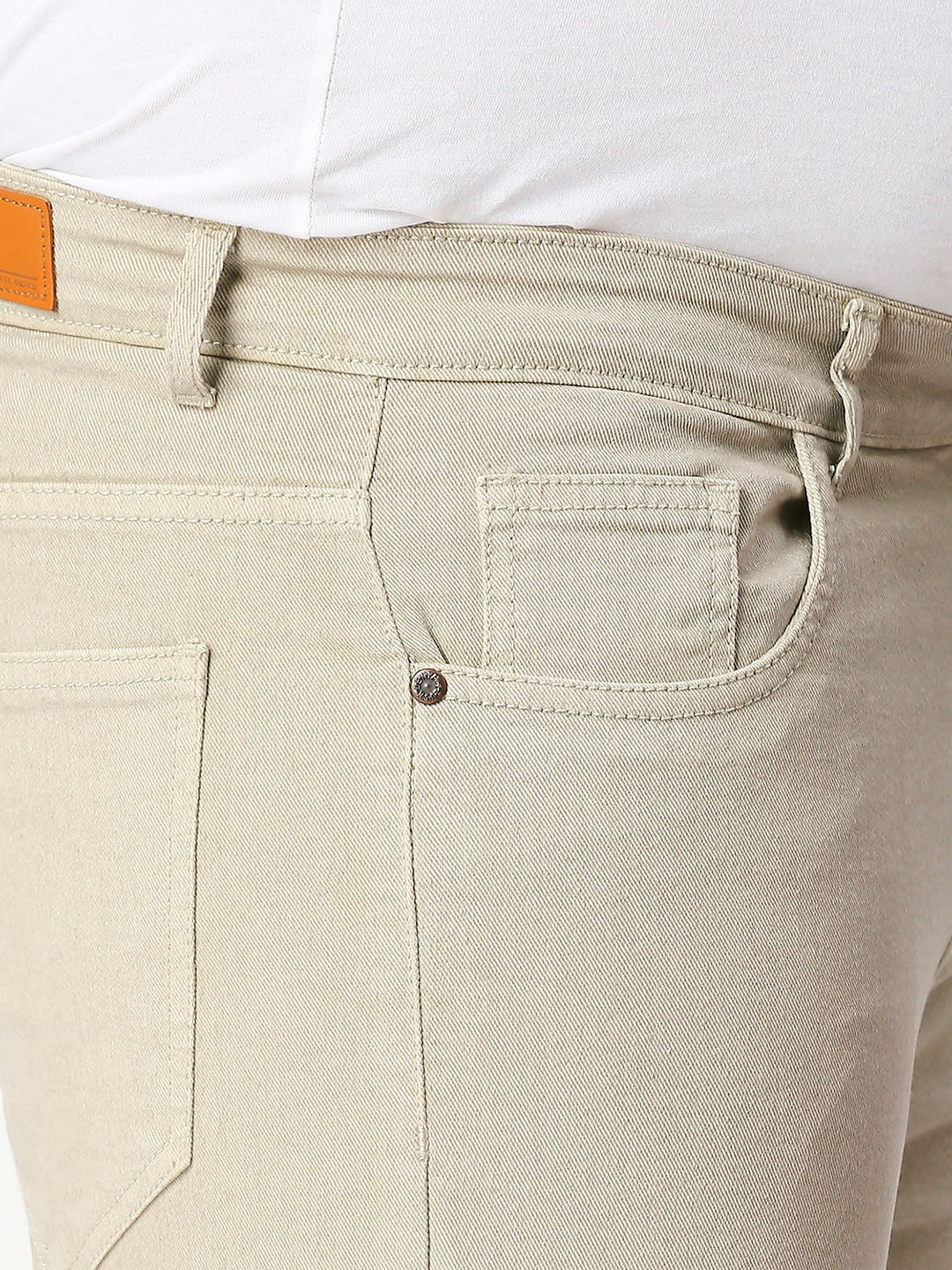 Men’s Plus Size Stretchable Slim Fit Denim Jeans, Mid Rise Casual Wear Pants ZU909